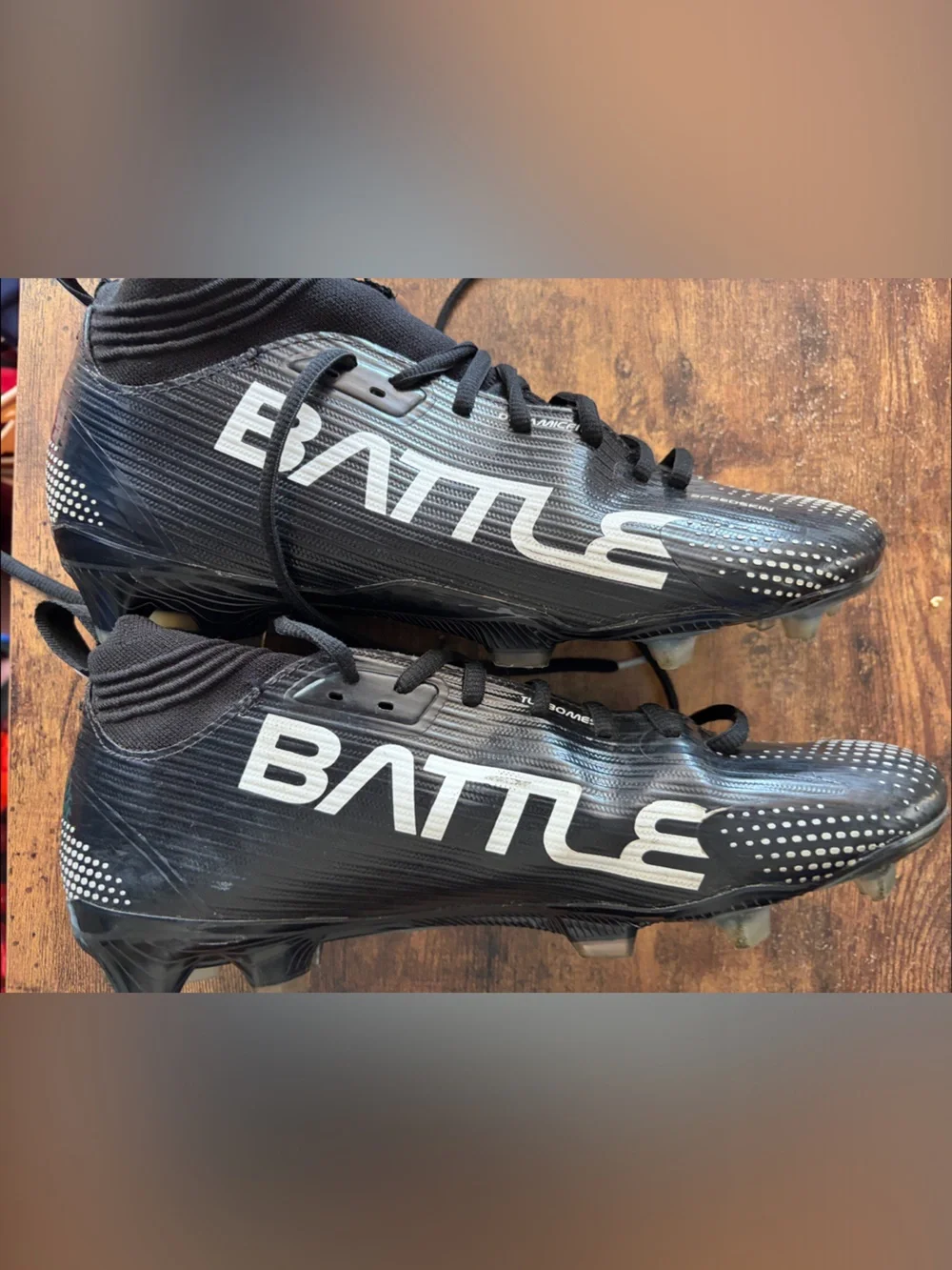 Battle football cleats brand new
